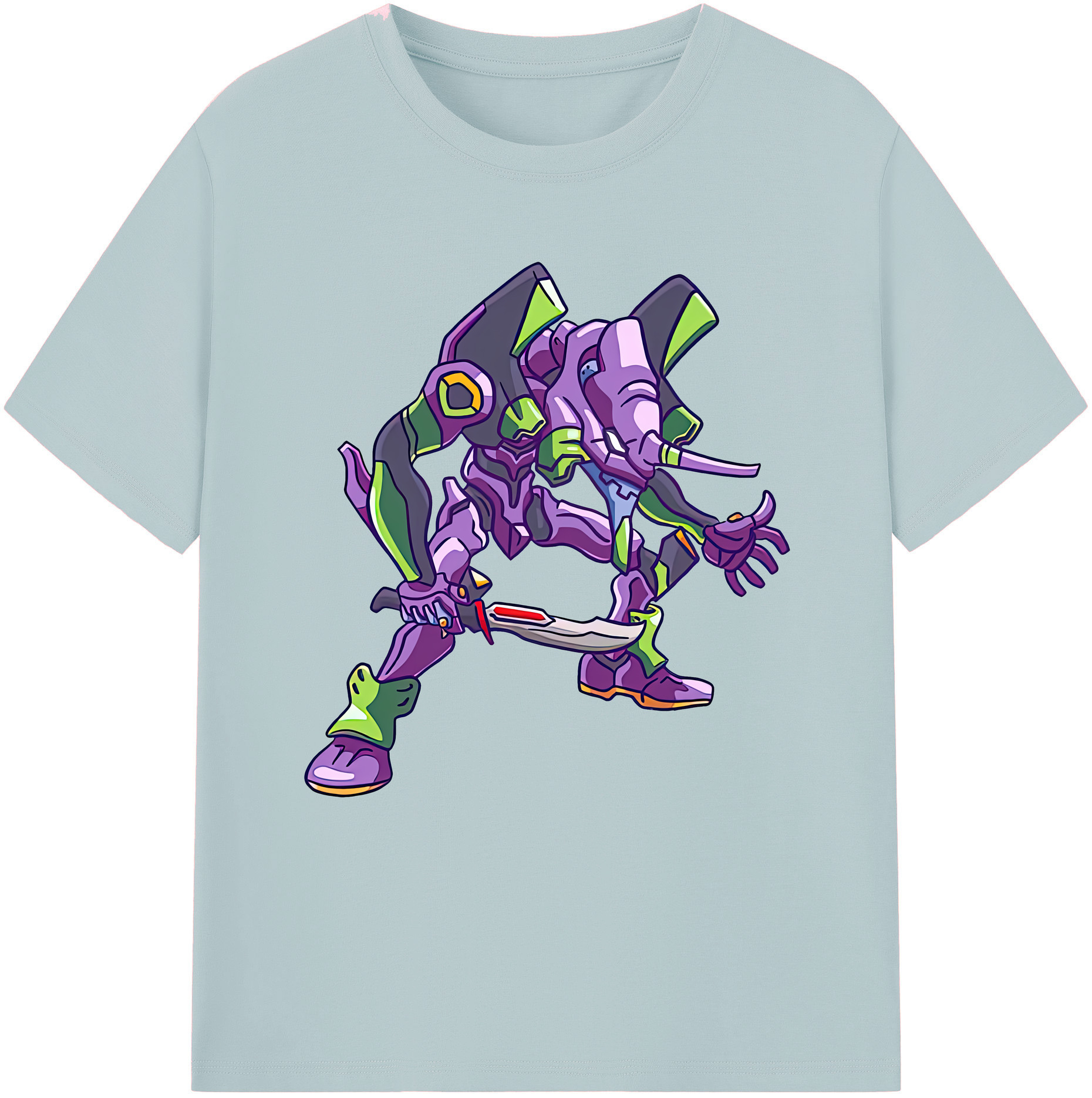 （画像用） EVA 新世紀エヴァンゲリオン 綿100％半袖Tシャツ（フロントプリント）